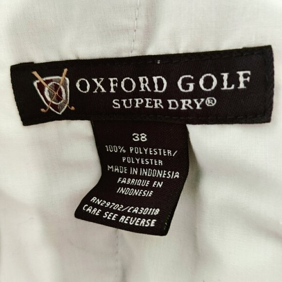 Golf Shorts Mens by Oxford Golf. Super Dry Sz 38, 2 back& 2 Side pockets, loops - Picture 5 of 5